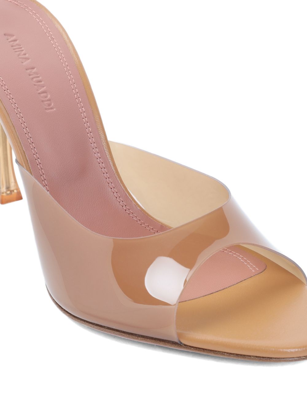 Amina Muaddi Women's Alexa Glass Slipper Mules