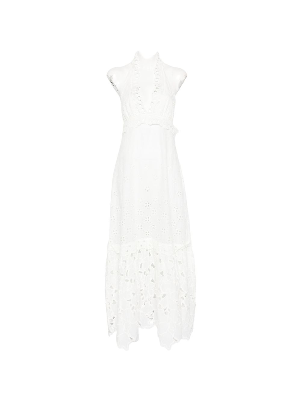 Ermanno Scervino Women's Lace Cotton Long Dress