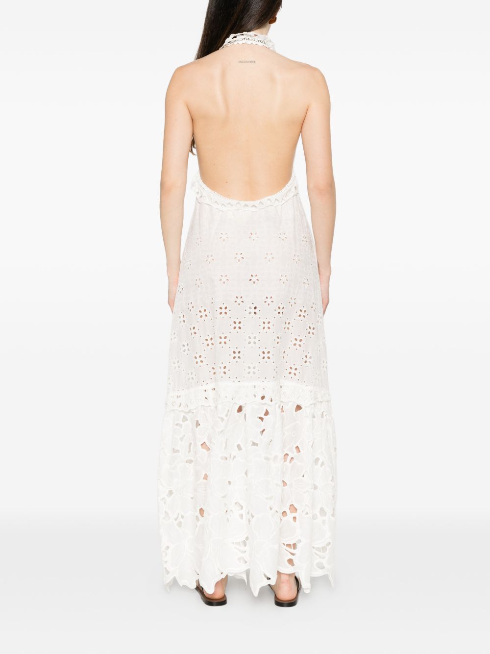 Ermanno Scervino Women's Lace Cotton Long Dress