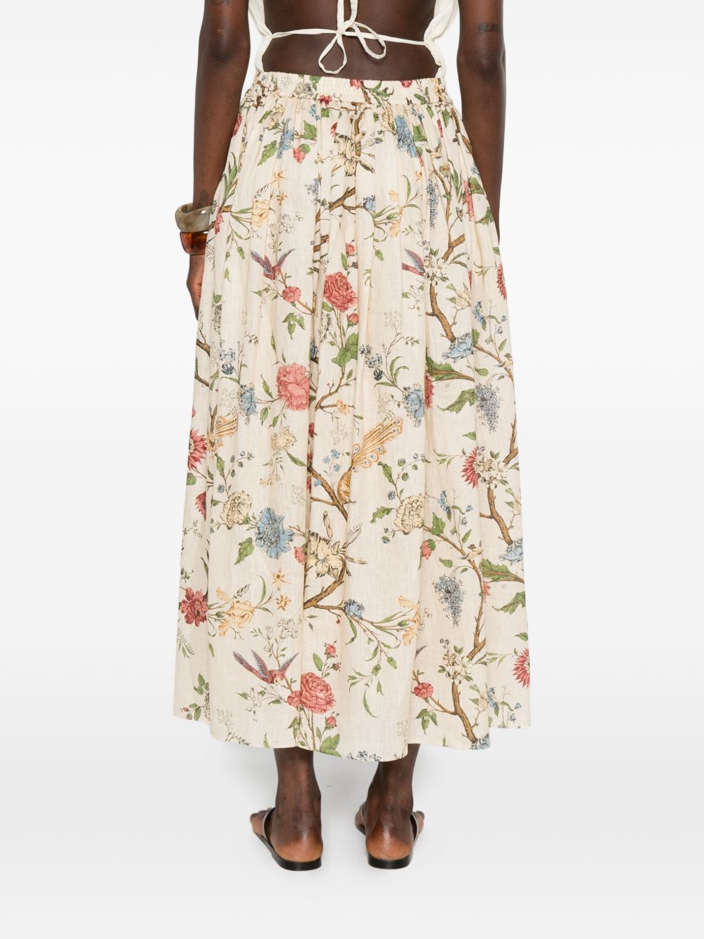 Into The East Women's Linen Silk Blend Trousers