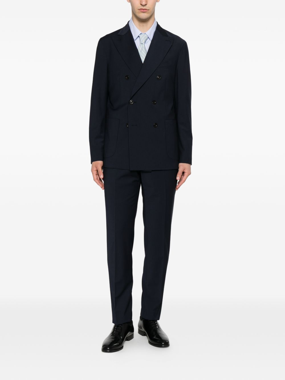 Boglioli Men's Wool Blend Double-Breasted Suit