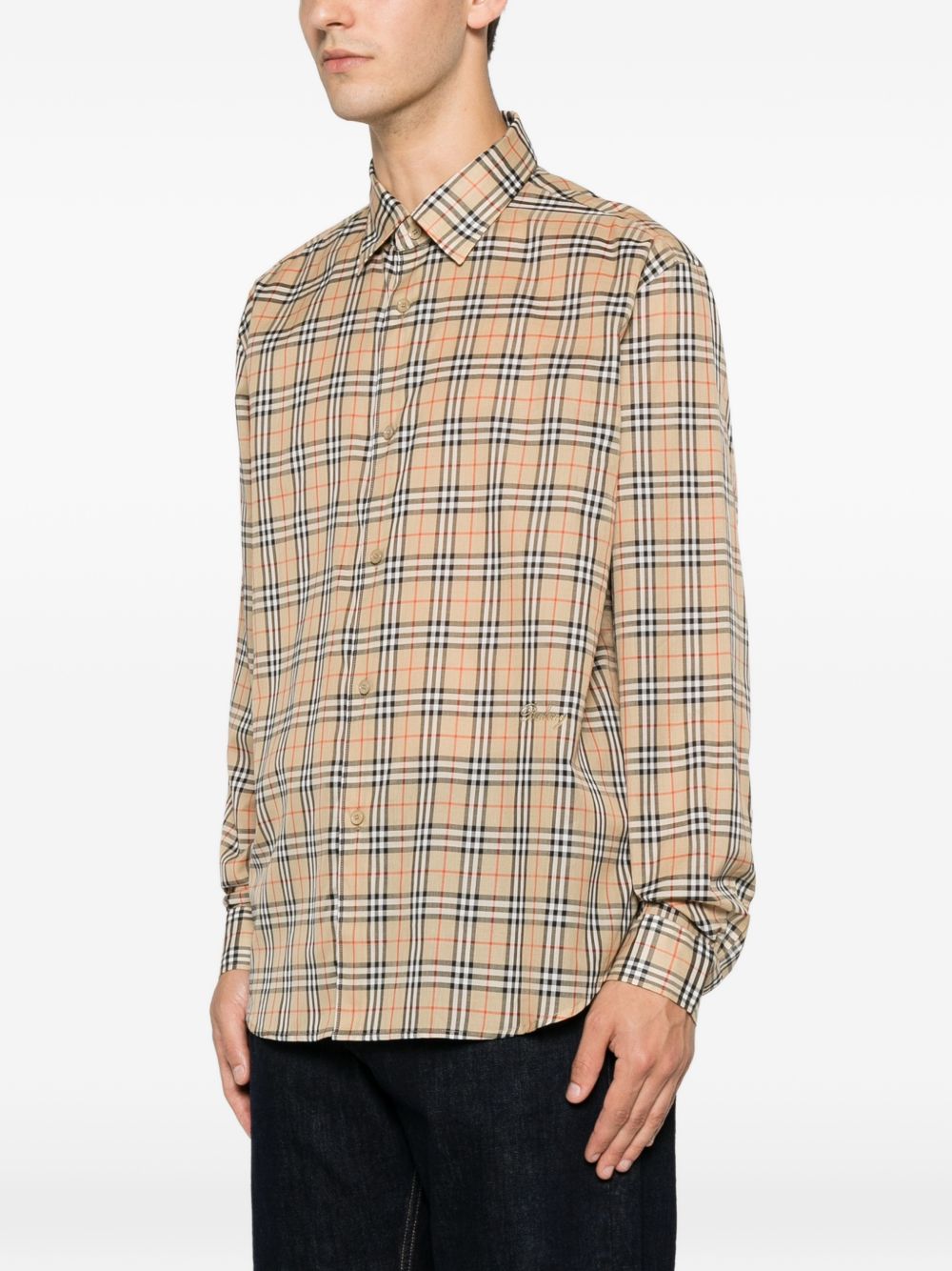Burberry Men's Shirts Beige