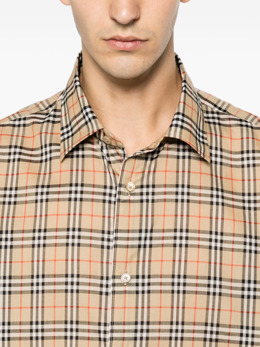 Burberry Men's Shirts Beige
