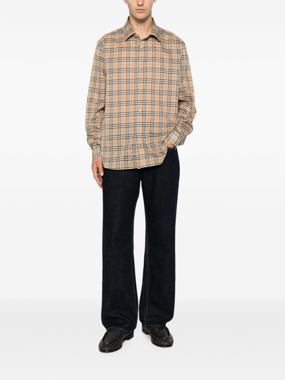 Burberry Men's Shirts Beige