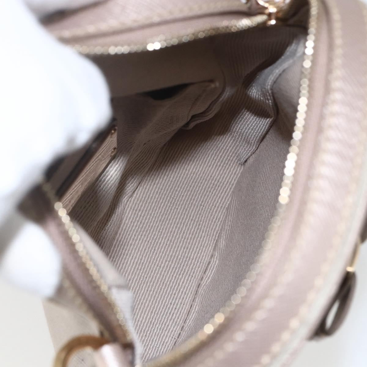 Salvatore Ferragamo Vala Nylon Beige Nylon Shoulder Bag Bag (Pre-Owned)