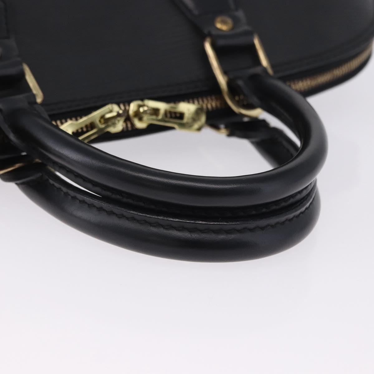 Louis Vuitton Alma Epi Leather Black Leather Handbag (Pre-Owned)
