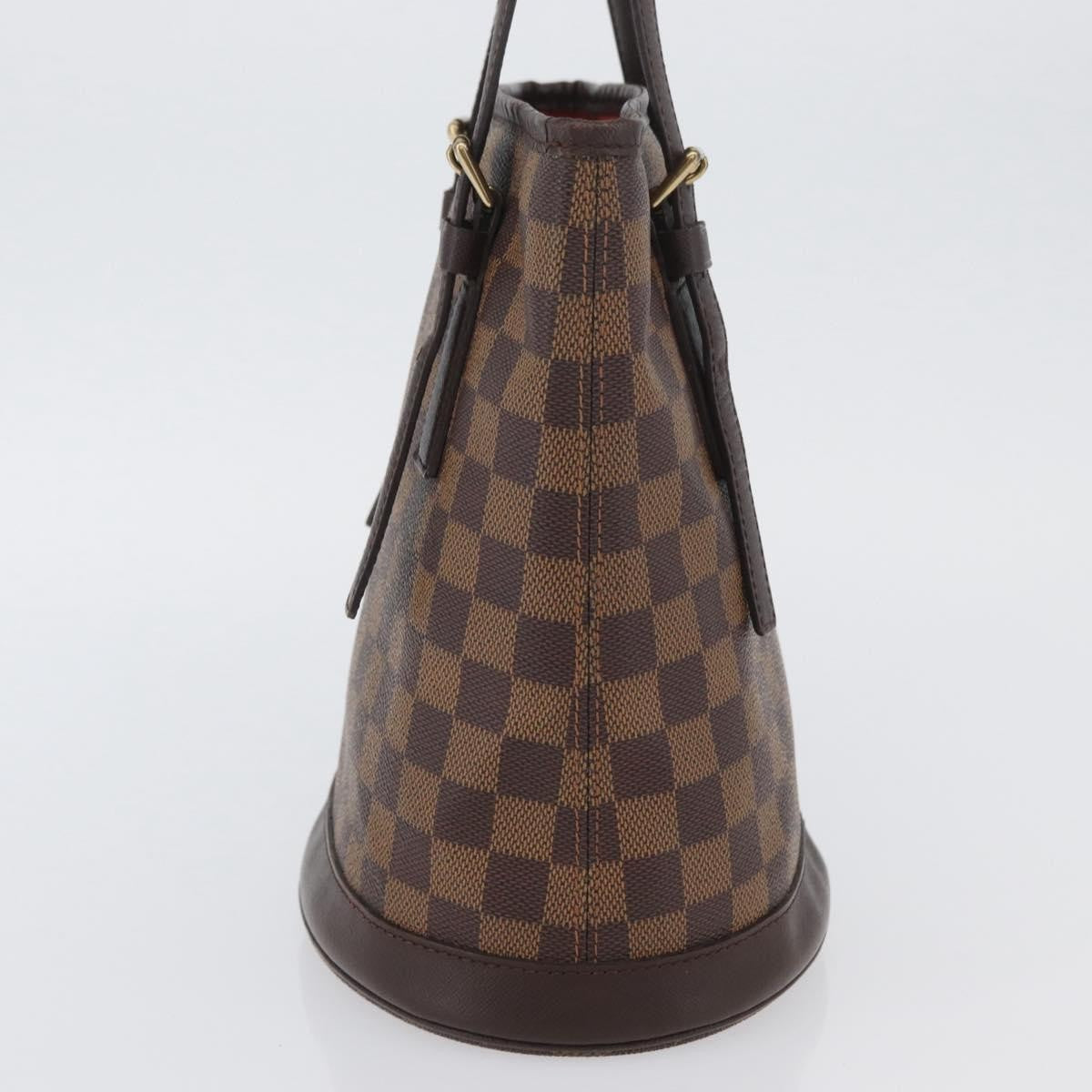 Louis Vuitton Marais Bucket Damier Brown Canvas Handbag (Pre-Owned)