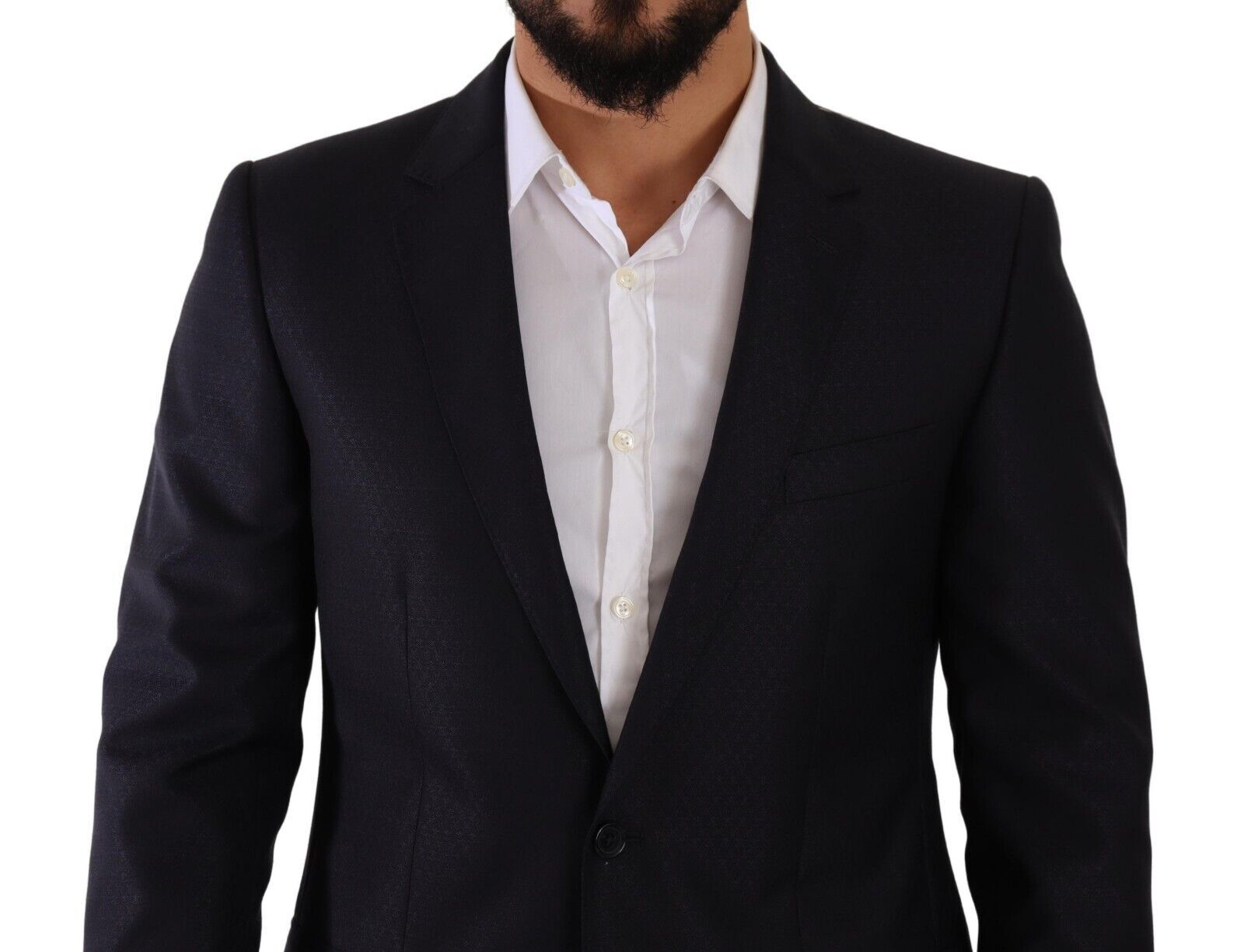 Dolce & Gabbana Elegant Slim Fit Wool Silk Cashmere Men's Men's Suit