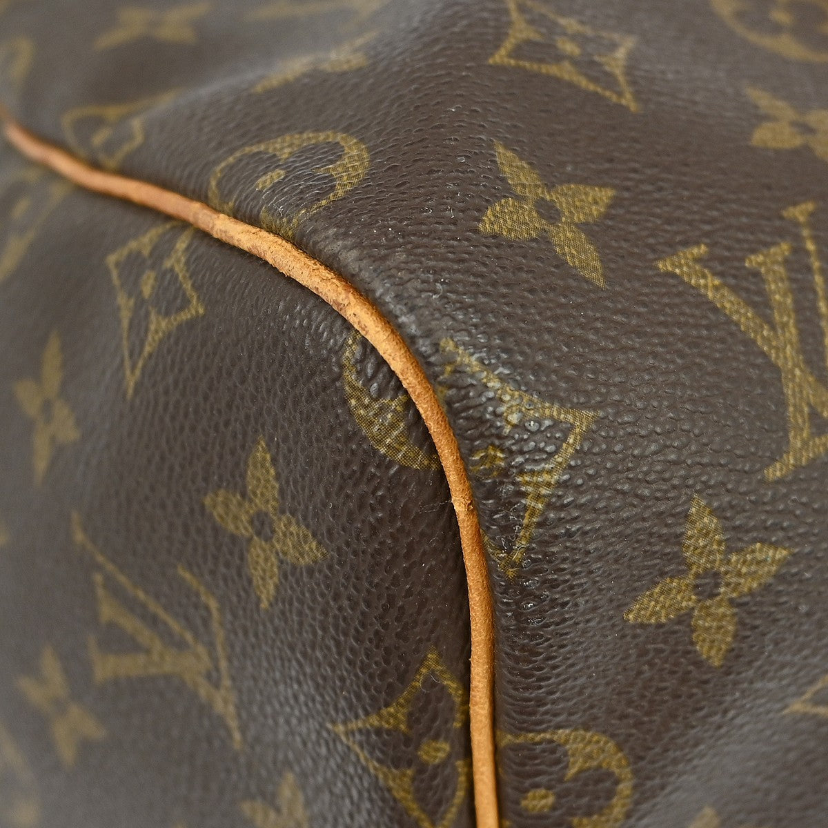 Louis Vuitton Keepall Monogram Brown Canvas Travel Bag Bag (Pre-Owned)