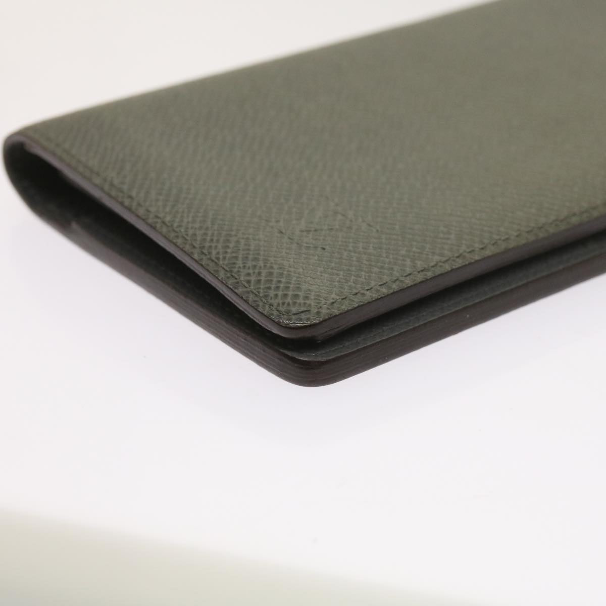 Louis Vuitton Portefeuille Brazza Grey Leather Wallet  (Pre-Owned)