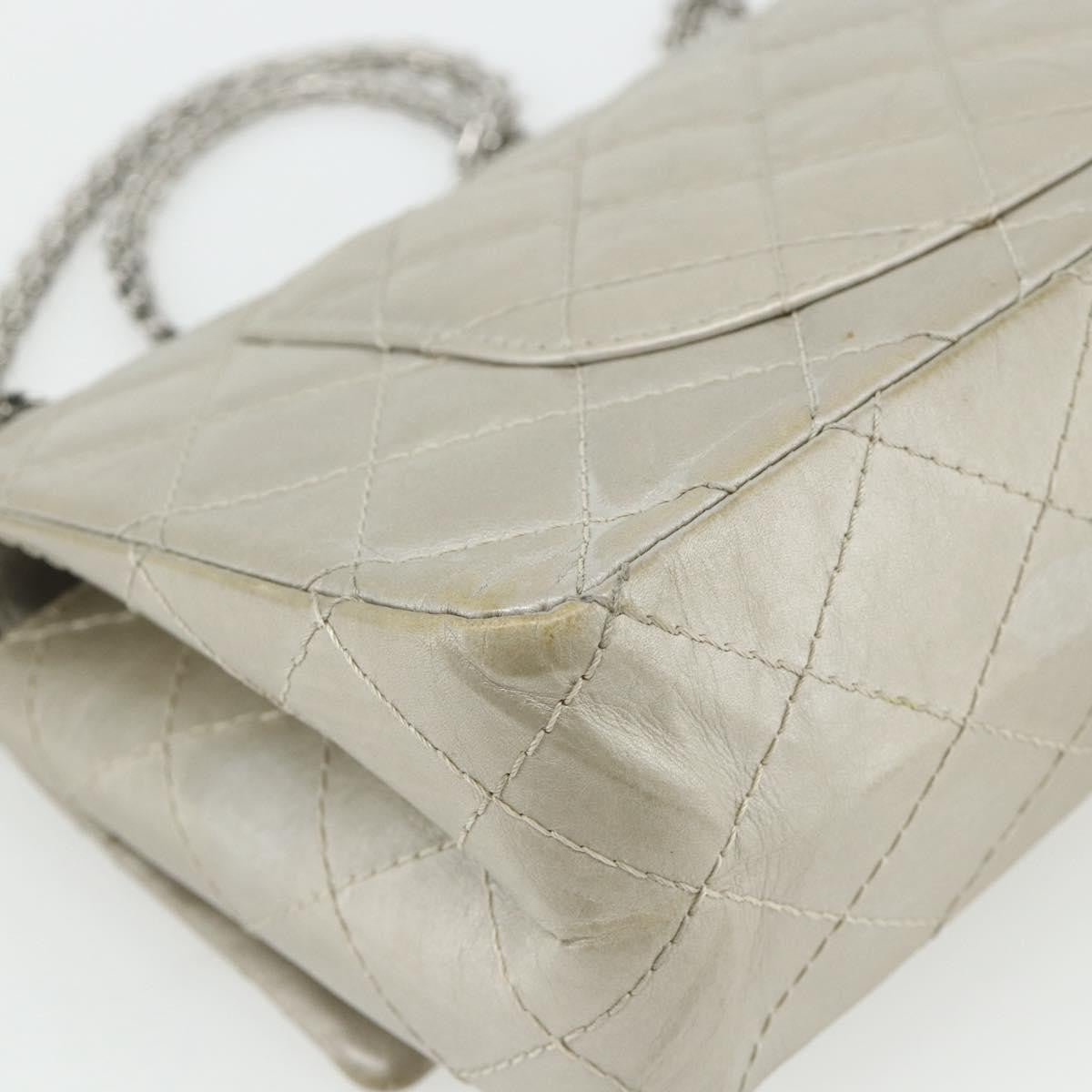 Chanel Reissue 2.55 Aged Calfskin Silver Calfskin Shoulder Bag Bag (Pre-Owned)