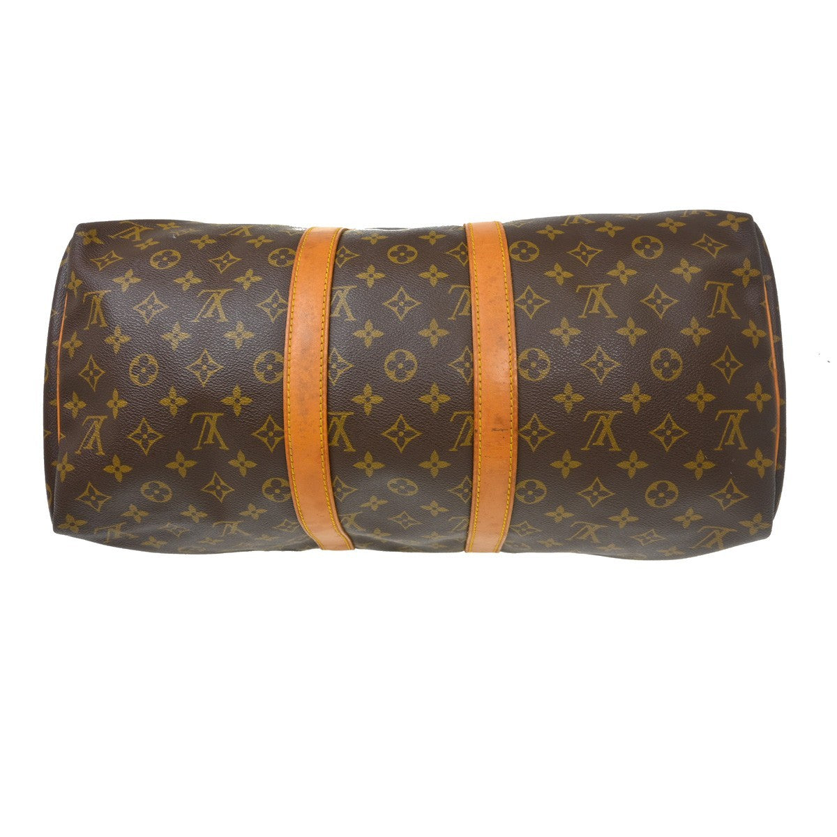 Louis Vuitton Keepall Monogram Canvas Brown Canvas Travel Bag Bag (Pre-Owned)