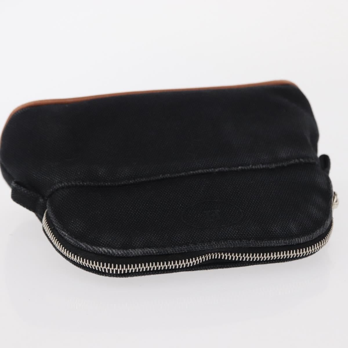 Hermes Bolide Travel Canvas Black Canvas Clutche & Pouche Bag (Pre-Owned)