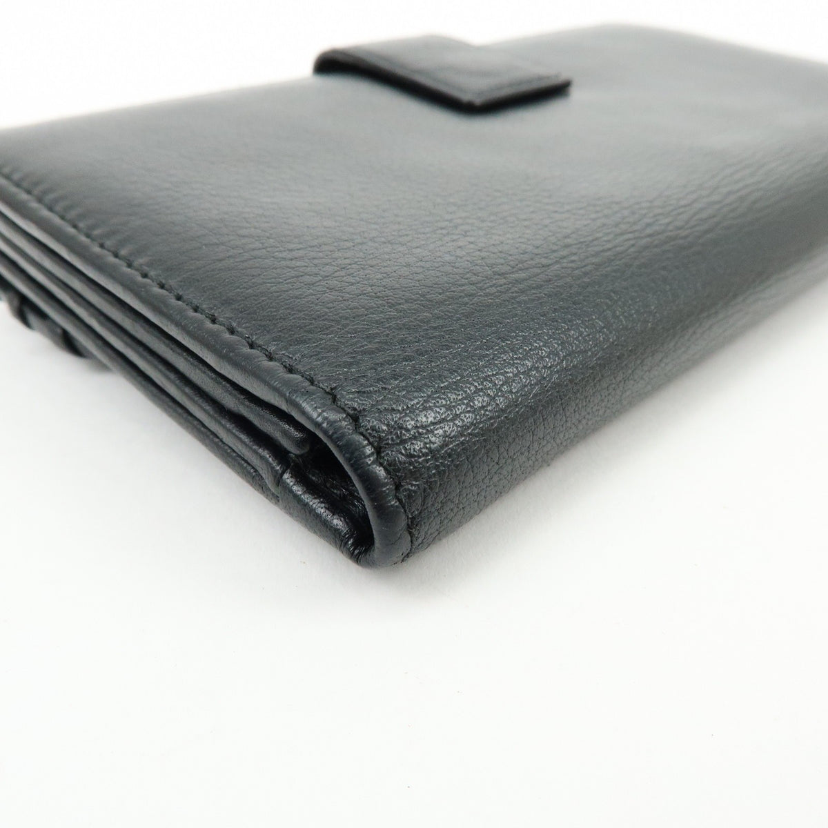 Christian Dior Trotter / Heart Motif Wallet Leather Black Leather Wallets Accessory (Pre-Owned)
