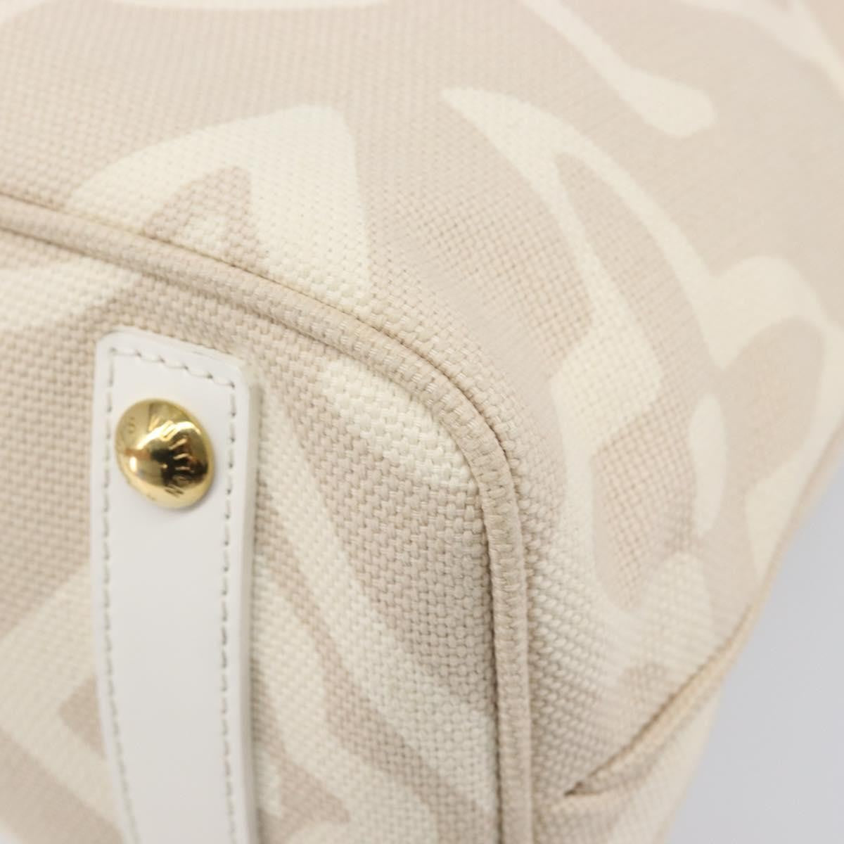 Louis Vuitton Tahitienne Cabas Canvas Beige Canvas Tote Bag Bag (Pre-Owned)