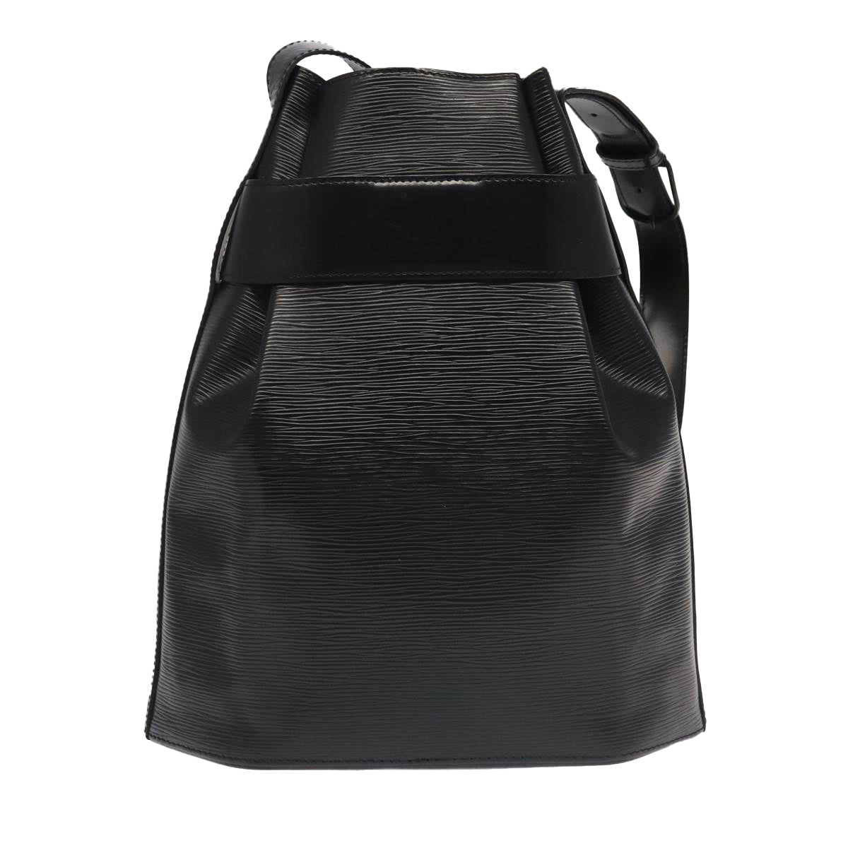 Louis Vuitton Sac D'épaule Black Leather Shoulder Bag (Pre-Owned)