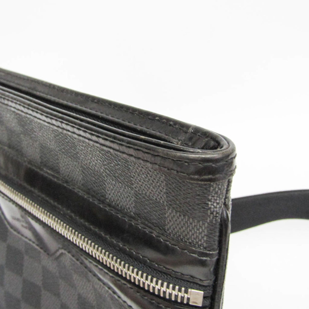 Louis Vuitton Thomas Damier Graphite Black Canvas Shoulder Bag Bag (Pre-Owned)