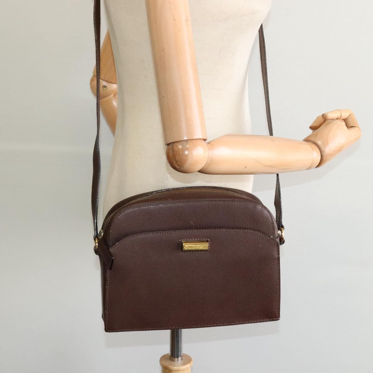 Celine Vintage Turnlock Leather Brown Leather Shoulder Bag Bag (Pre-Owned)