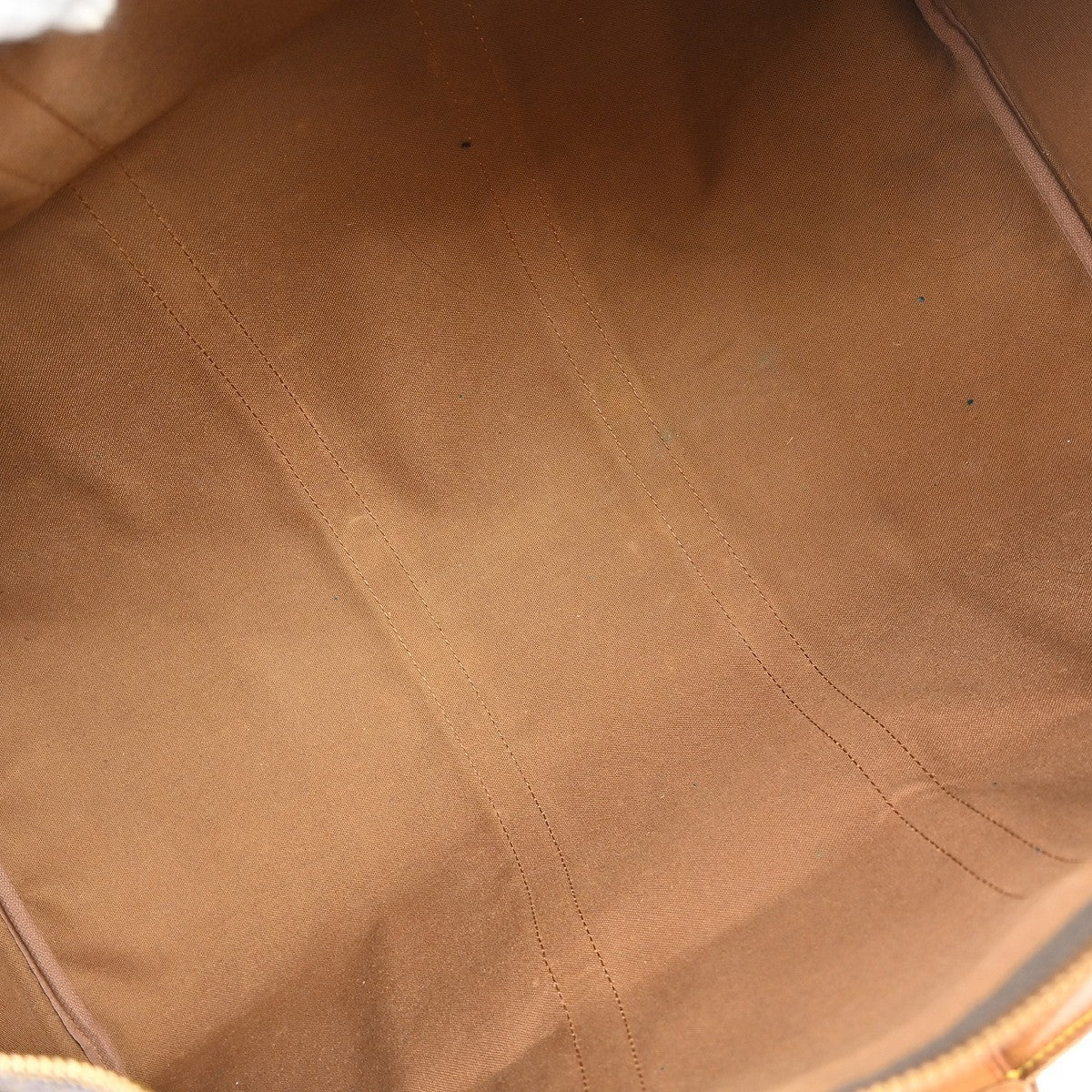 Louis Vuitton Keepall Monogram Brown Canvas Travel Bag Bag (Pre-Owned)