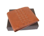 Bottega Veneta Men's Bifold Brown Leather Wallet With Woven Detail 196207 6318