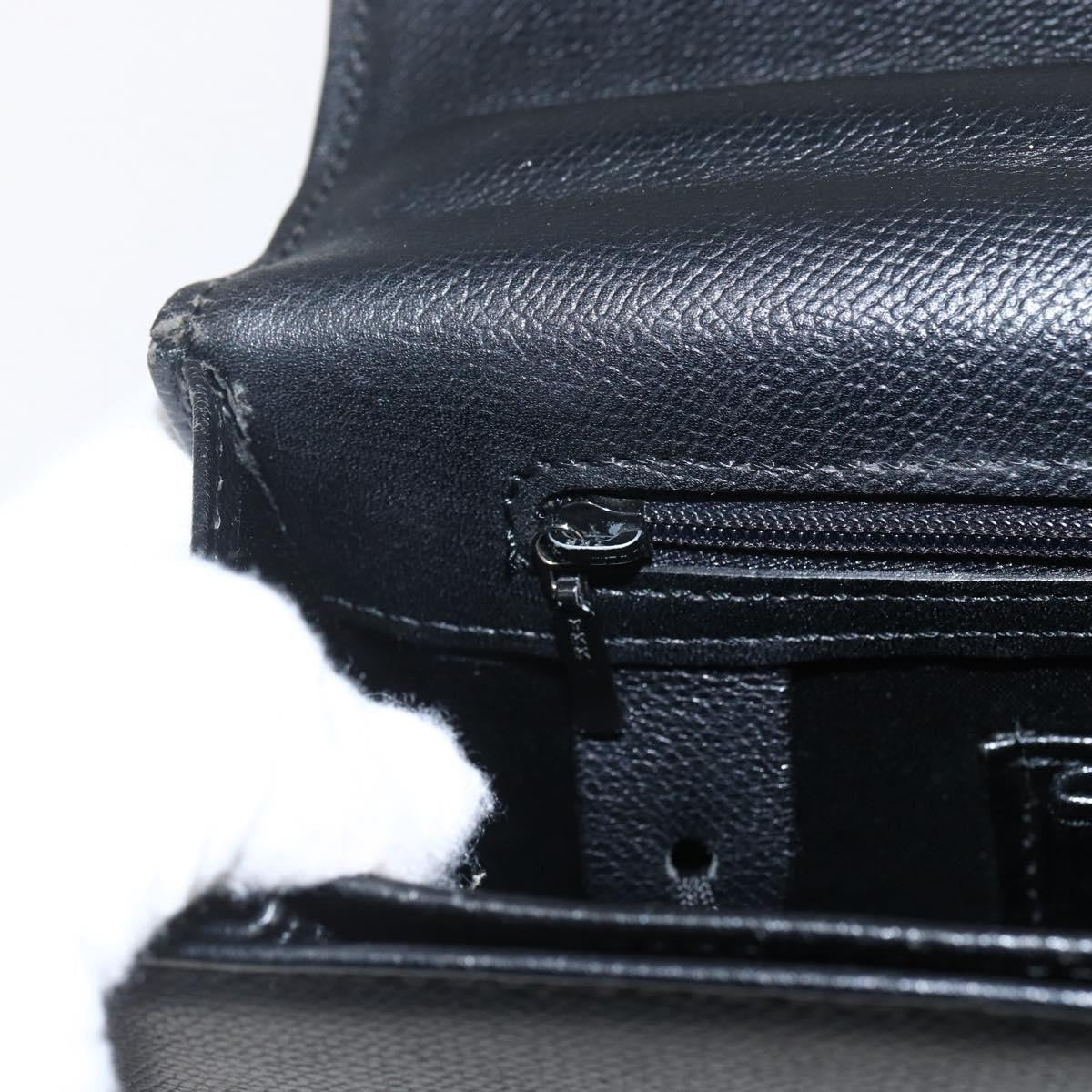 Saint Laurent Handbag Leather Black Leather Handbag (Pre-Owned)