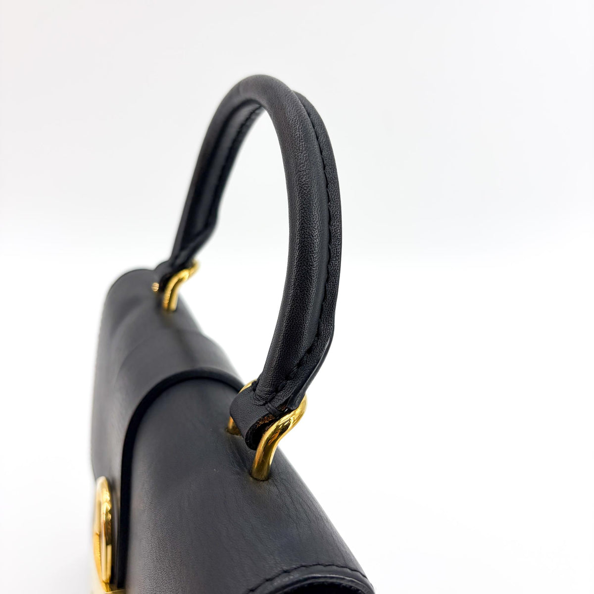 Louis Vuitton Locky Monogram Canvas With Leather Black Canvas Handbag (Pre-Owned)