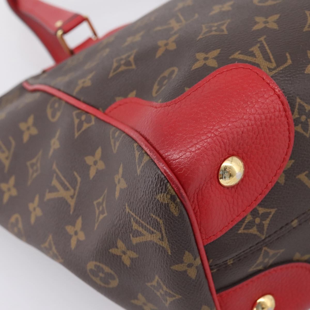 Louis Vuitton Estrela Nm Monogram Canvas With Leather Brown Canvas Handbag (Pre-Owned)