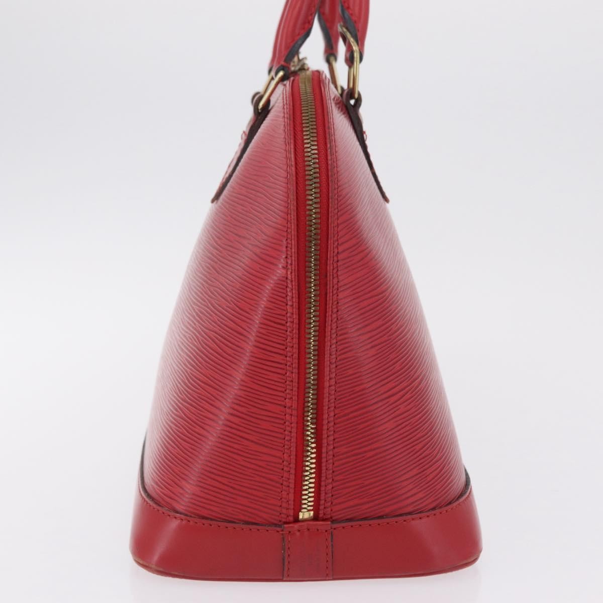Louis Vuitton Alma Epi Leather Red Leather Handbag (Pre-Owned)