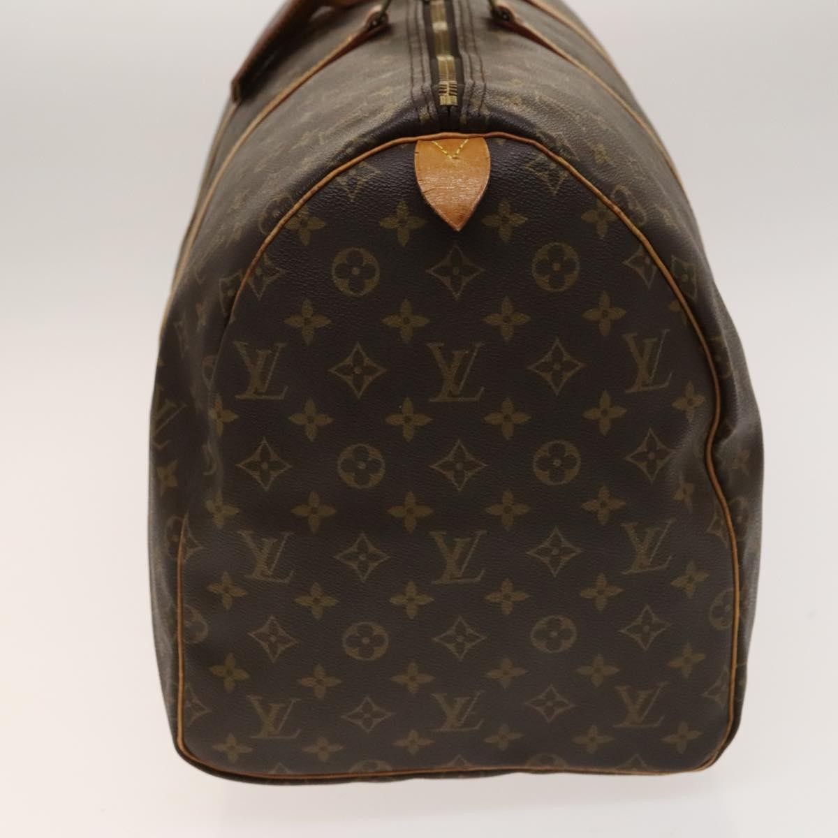 Louis Vuitton Keepall Monogram Canvas Brown Canvas Travel Bag Bag (Pre-Owned)