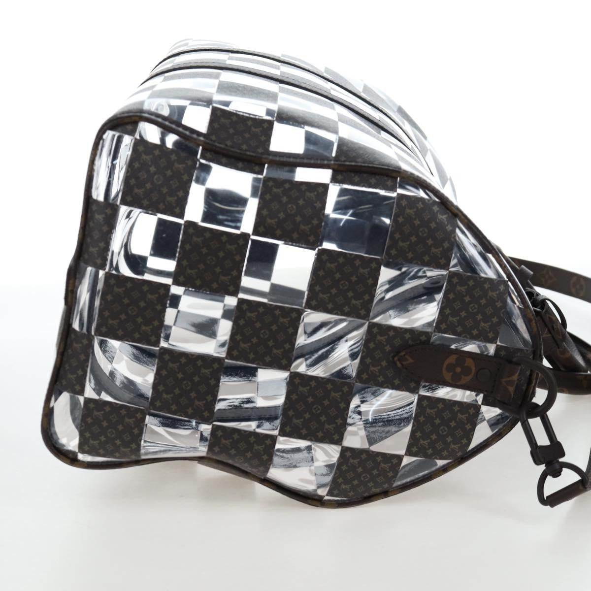 Louis Vuitton Keepall Bandouliere Monogram Chess Coated Canvas And Pvc Brown Canvas Travel Bag Bag (Pre-Owned)