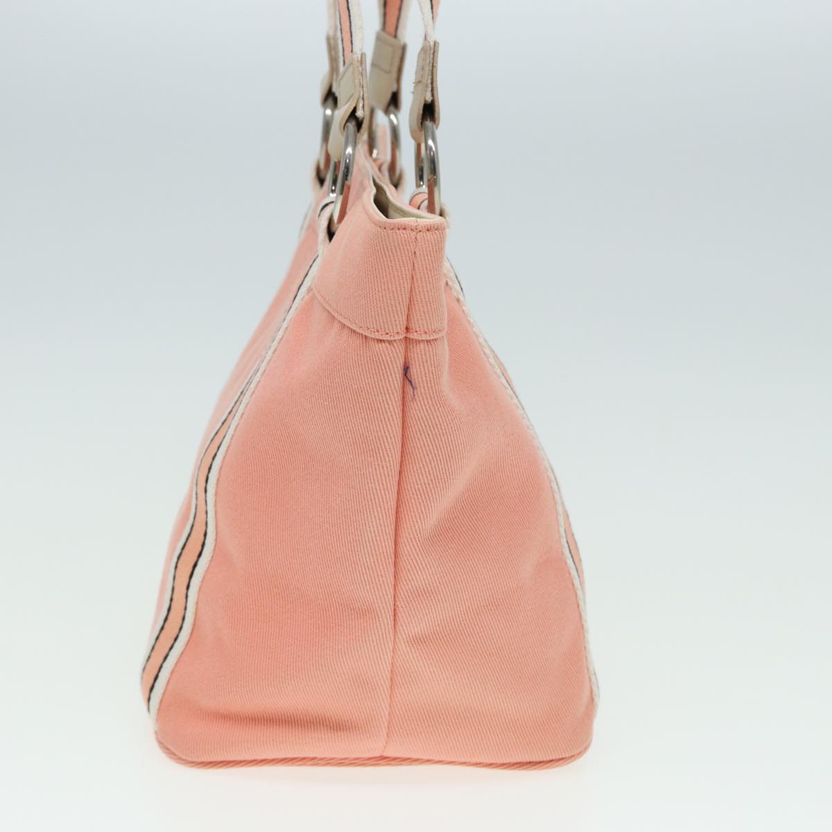 Burberry Blue Label Pink Canvas Tote Bag (Pre-Owned)