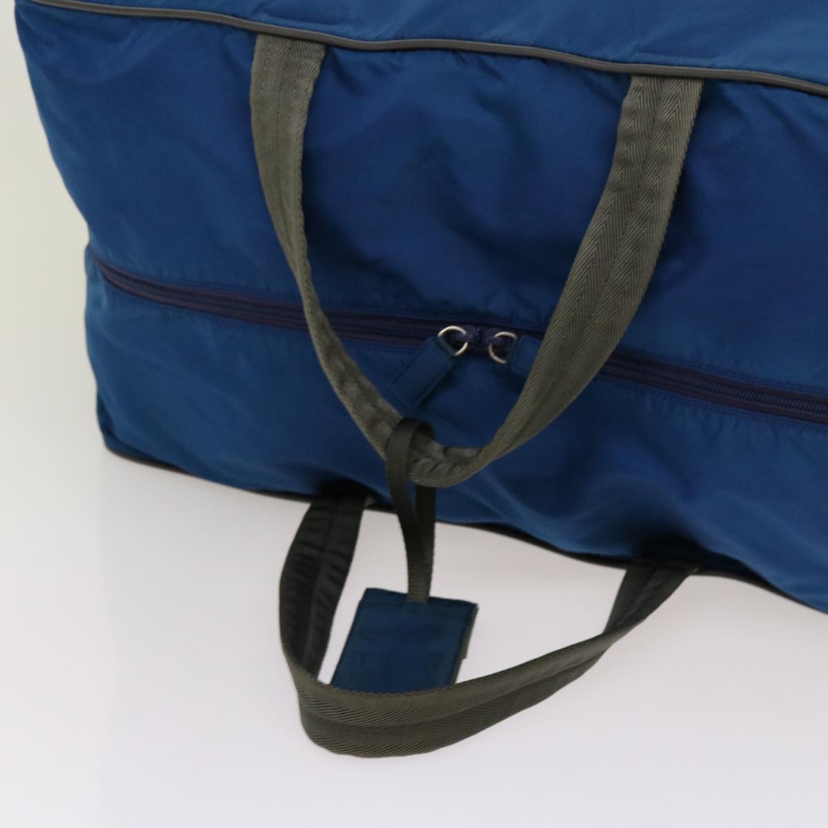 Prada Tessuto Blue Synthetic Travel Bag (Pre-Owned)