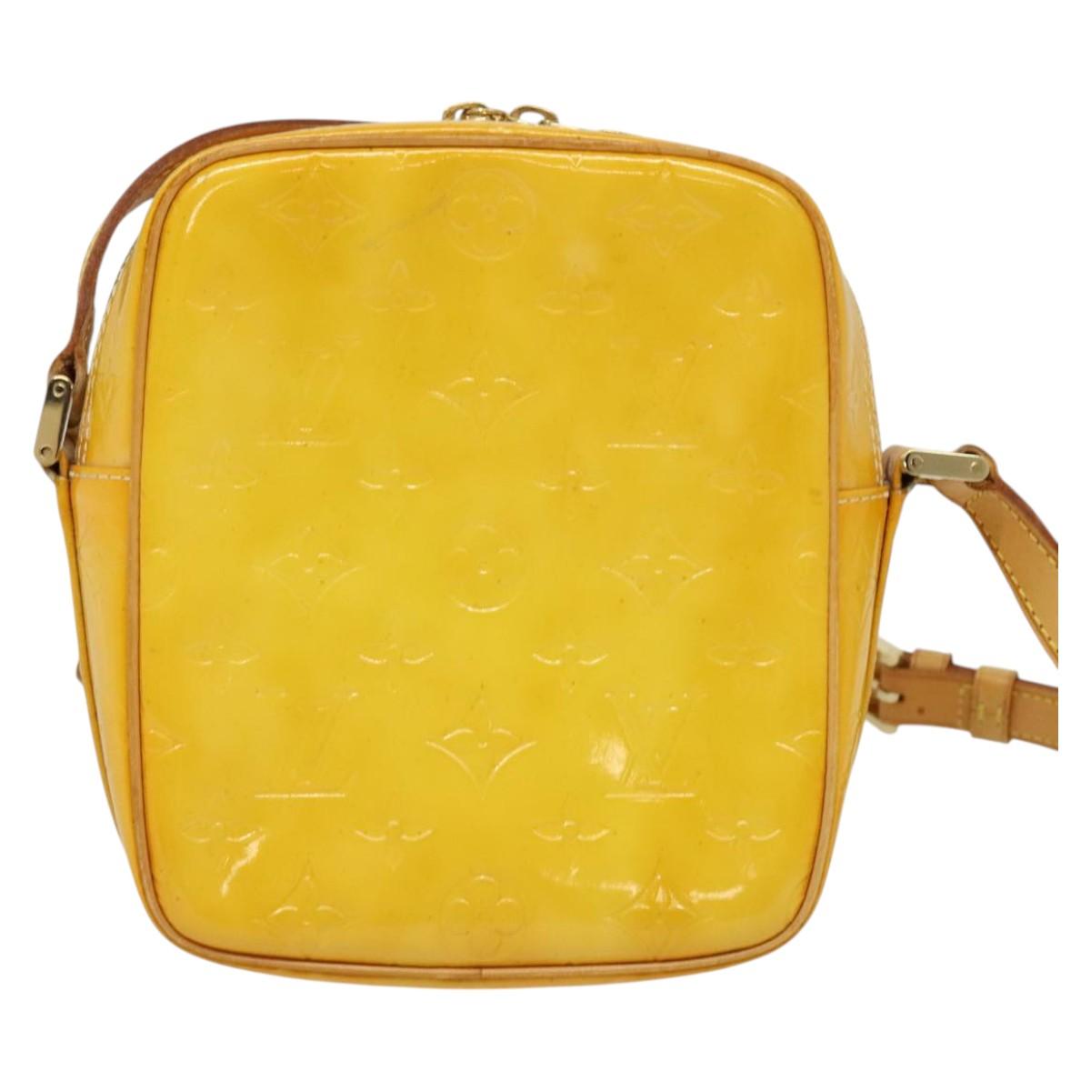 Louis Vuitton Wooster Yellow Patent Leather Shoulder Bag (Pre-Owned)
