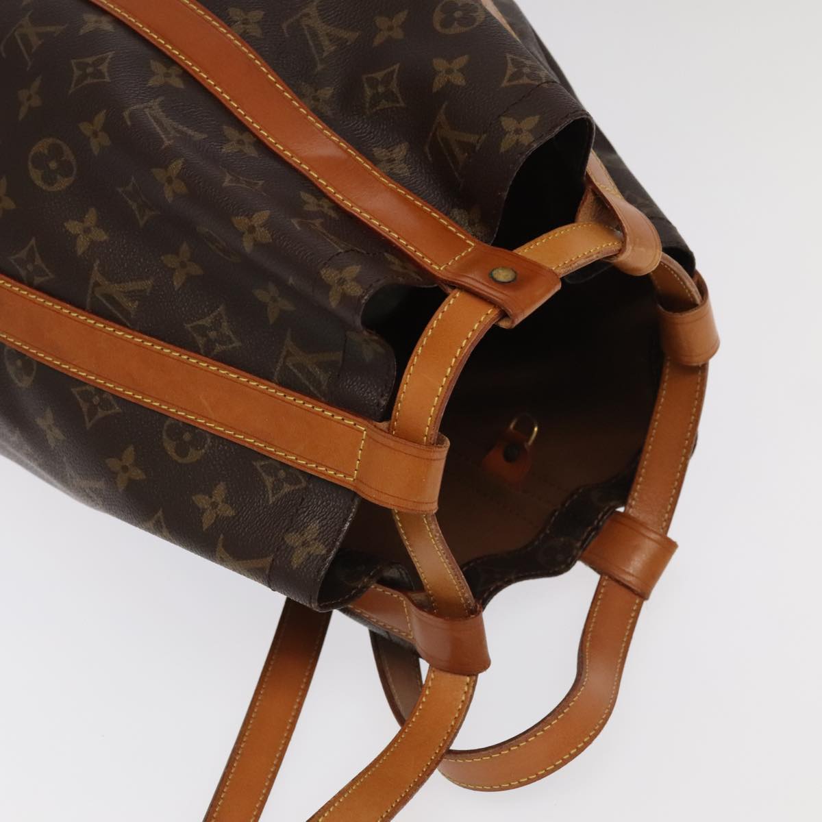 Louis Vuitton Randonnée Brown Canvas Shoulder Bag (Pre-Owned)
