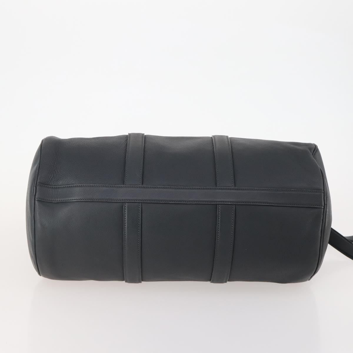 Louis Vuitton Aerogram Keepall Bandouliere Leather Black Leather Travel Bag Bag (Pre-Owned)