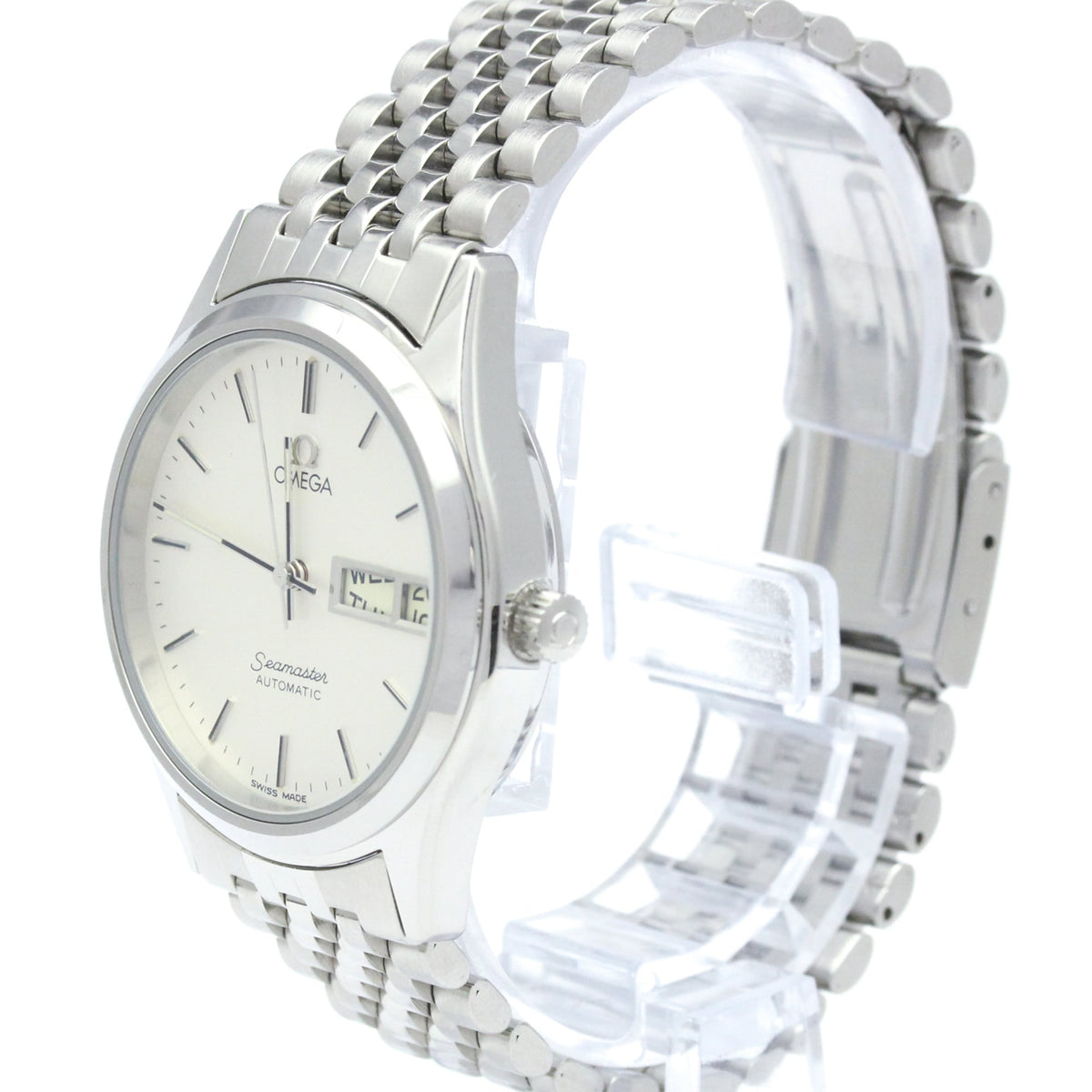 Omega Seamaster Automatic Stainless Steel Watch (Pre-Owned)