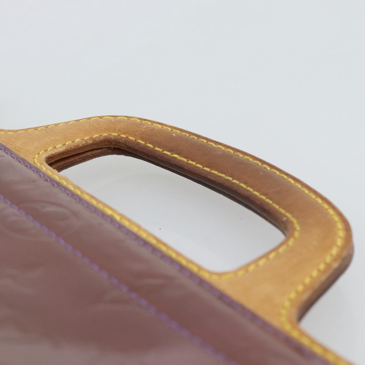 Louis Vuitton Stanton Monogram Vernis Purple Patent_Leather Tote Bag Bag (Pre-Owned)