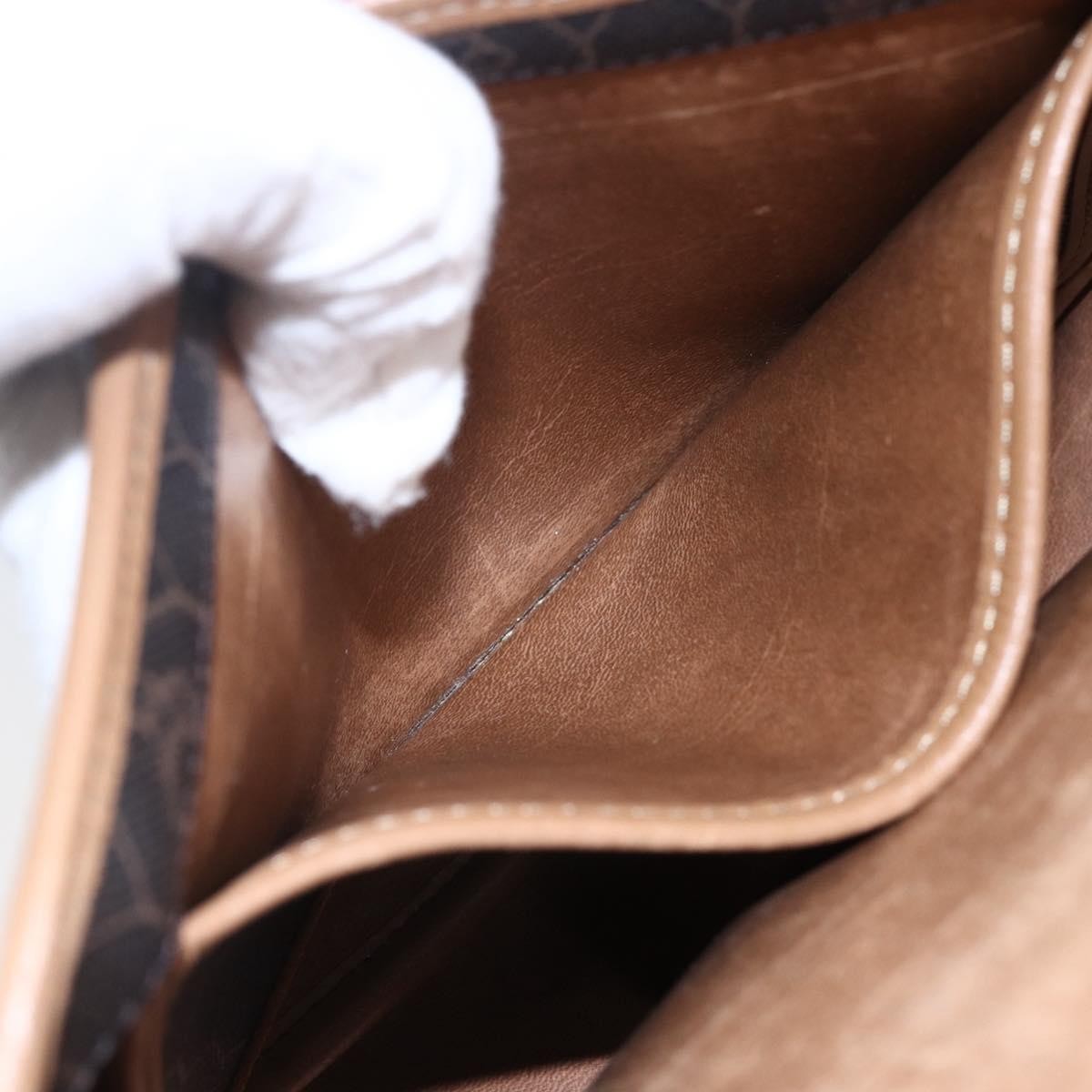 Christian Dior Vintage Honeycomb Flap Canvas And Leather Black Canvas Shoulder Bag Bag (Pre-Owned)