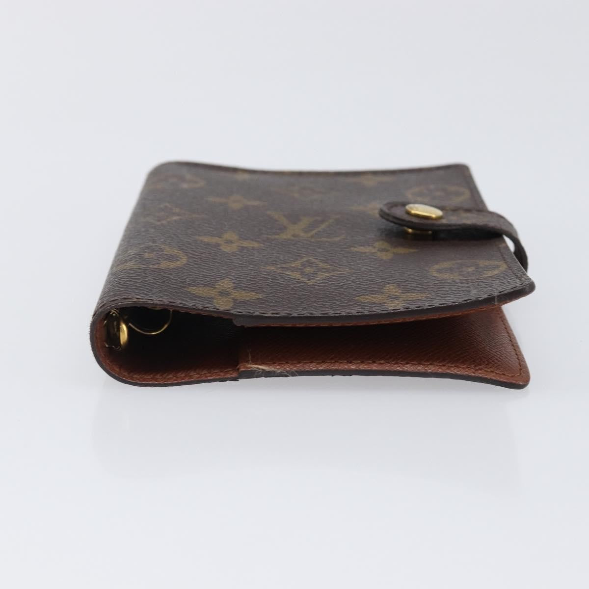 Louis Vuitton Agenda Cover Monogram Canvas Brown Canvas Briefcase Bag (Pre-Owned)