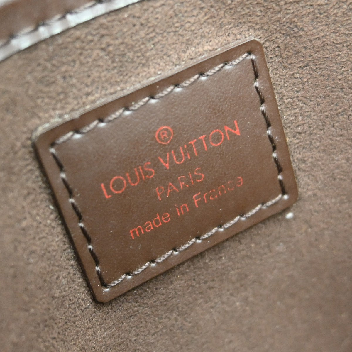 Louis Vuitton Pochette Saint Louis Damier Ebene Brown Canvas Clutche & Pouche Bag (Pre-Owned)