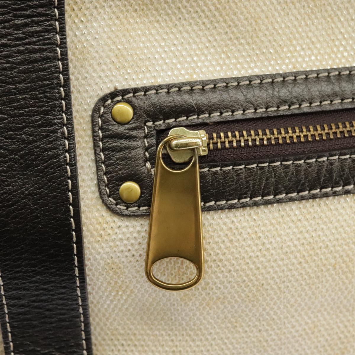 Burberry Blue Label Beige Canvas Tote Bag (Pre-Owned)