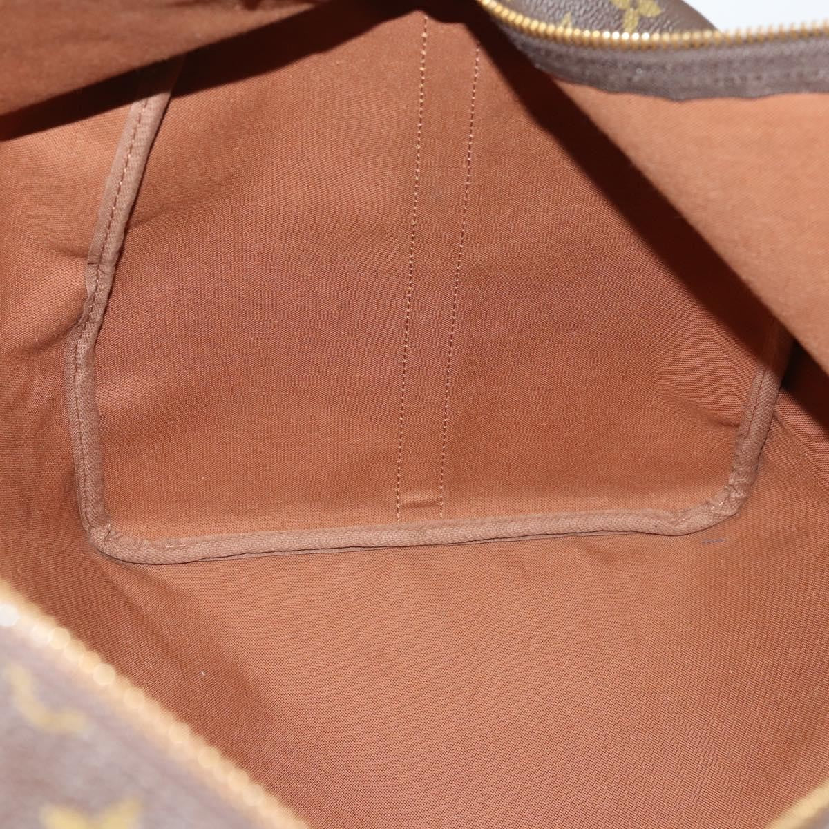 Louis Vuitton Keepall Bandouliere Monogram Canvas Brown Canvas Travel Bag Bag (Pre-Owned)