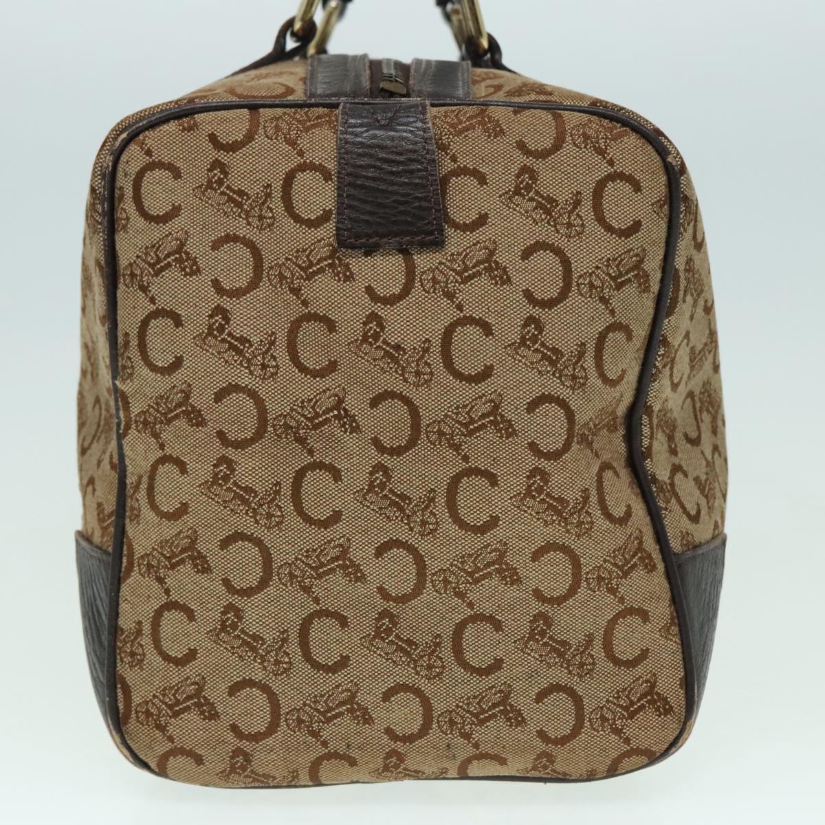 Céline C Brown Canvas Travel Bag (Pre-Owned)