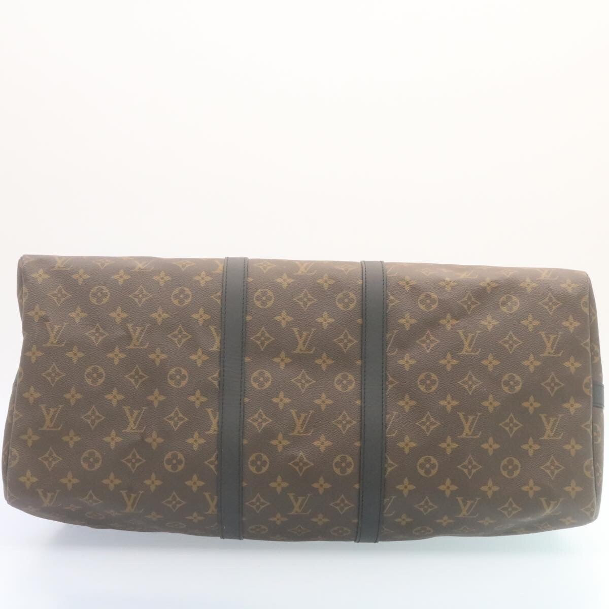 Louis Vuitton Keepall Bandouliere Monogram Canvas Brown Canvas Travel Bag Bag (Pre-Owned)