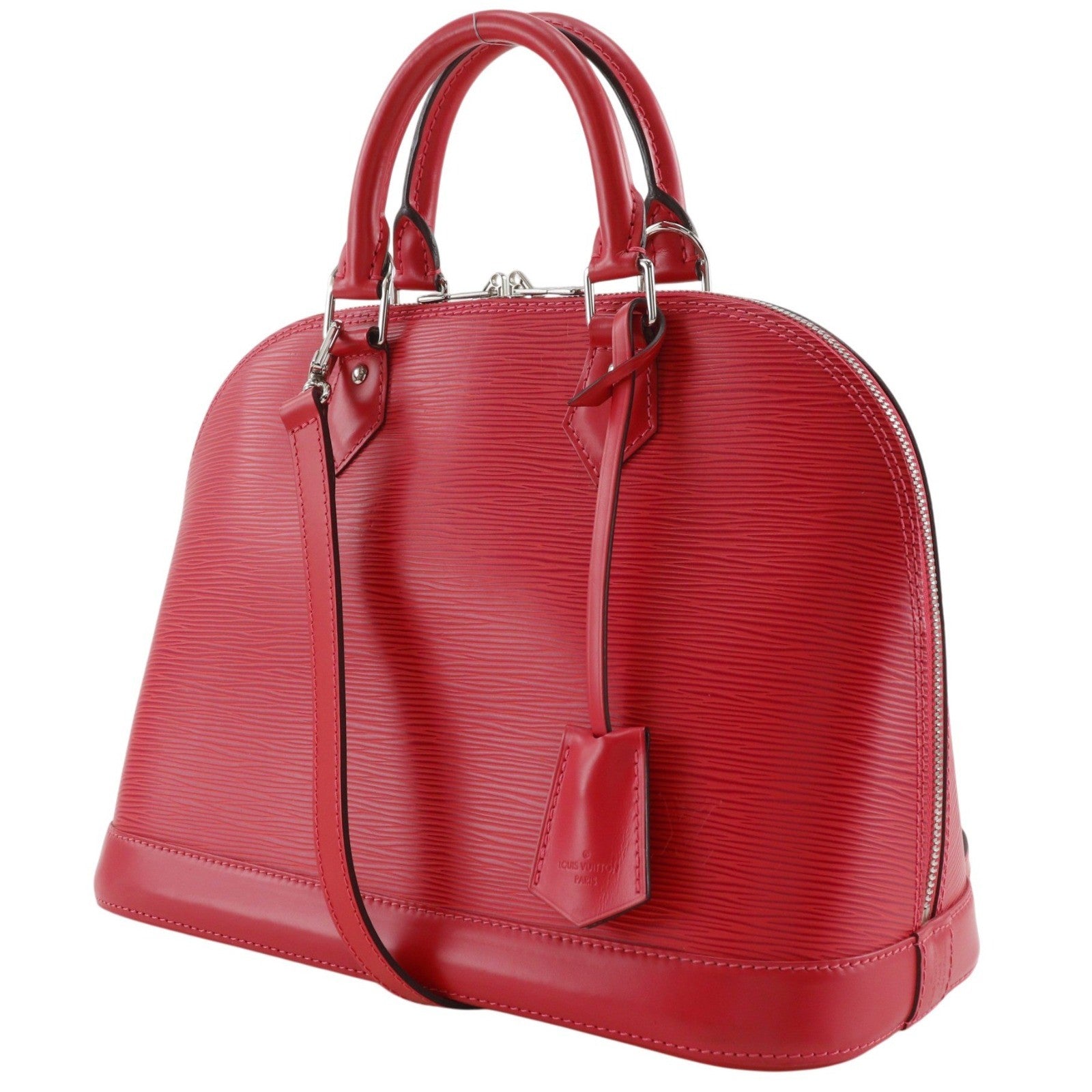 Louis Vuitton Alma Epi Red Leather Handbag (Pre-Owned)