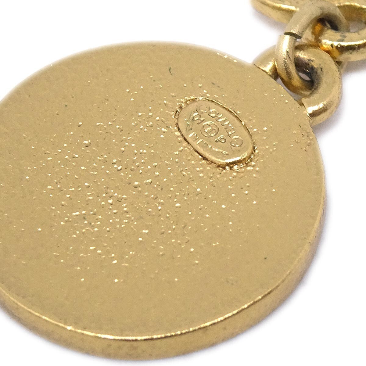 Chanel Cc Star Dangle Metal With Enamel Gold Gold_Plated Earrings Jewelry (Pre-Owned)