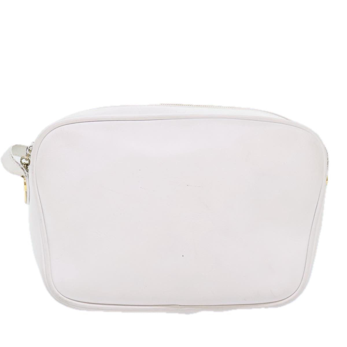 Salvatore Ferragamo White Leather Shoulder Bag (Pre-Owned)