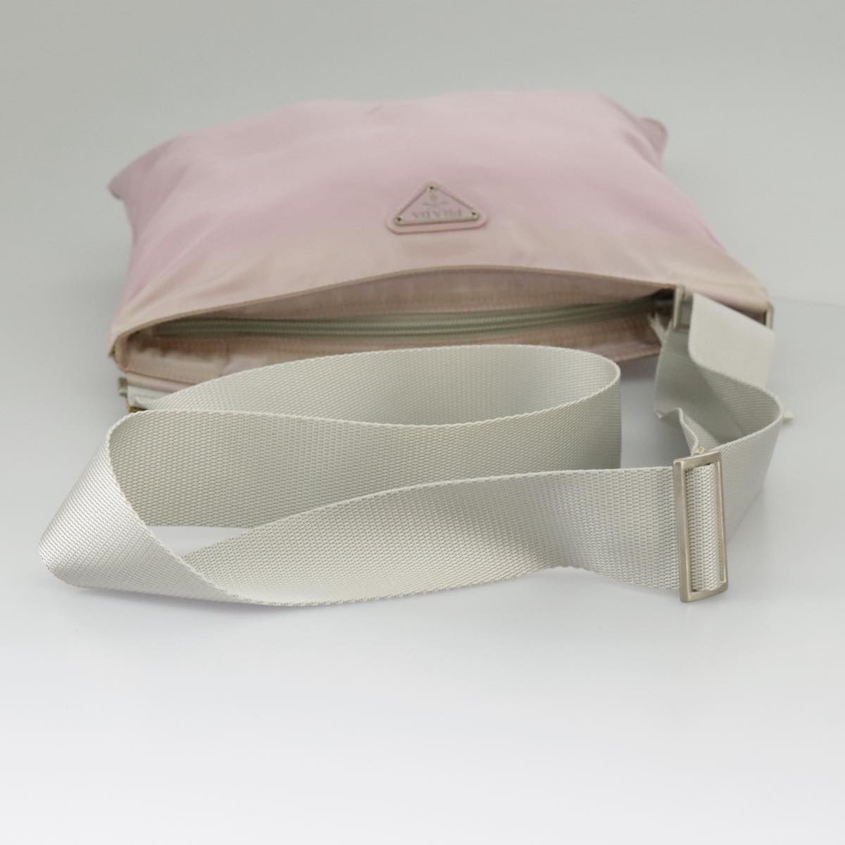 Prada Tessuto Pink Synthetic Shoulder Bag (Pre-Owned)
