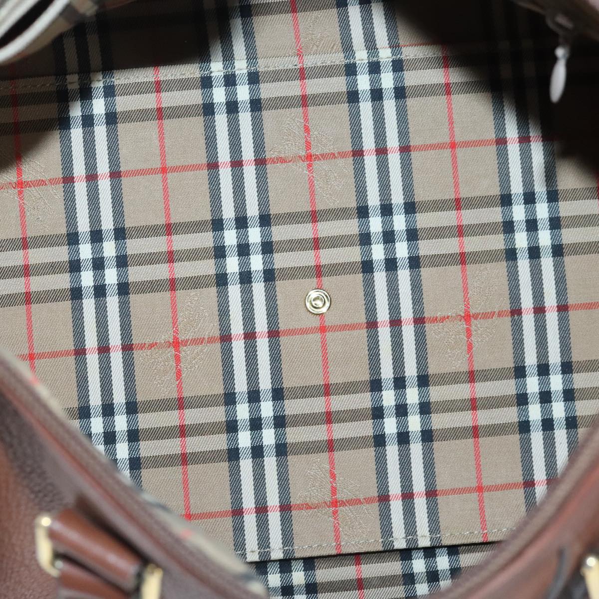 Burberry Brown Leather Handbag (Pre-Owned)