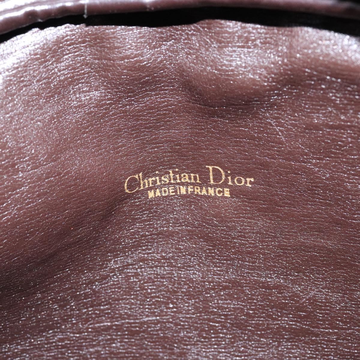 Dior Trotter Brown,Gold Canvas Shoulder Bag (Pre-Owned)